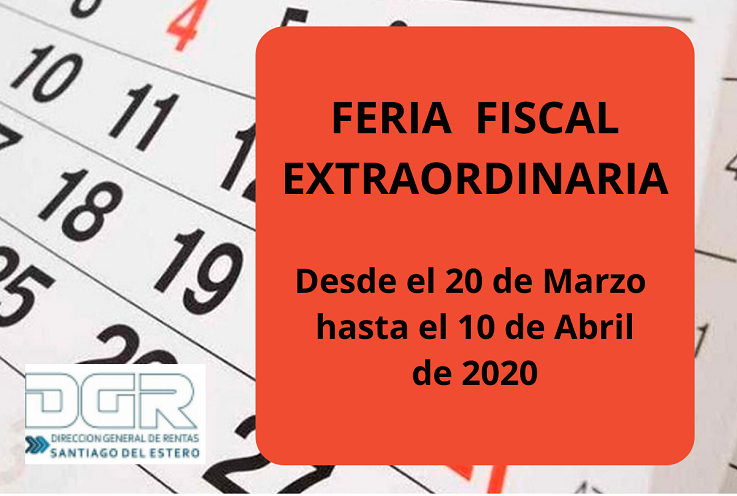 FERIA FISCAL EXTRAORDINARIA